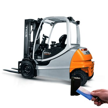 Forkliftlere kartlı sistem uygulaması